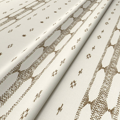 Indira Stripe Chocolate Fabric