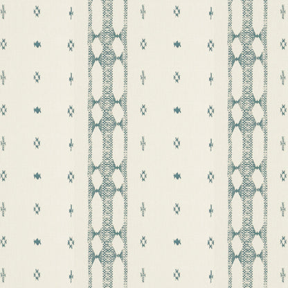 Indira Stripe Petrol Fabric