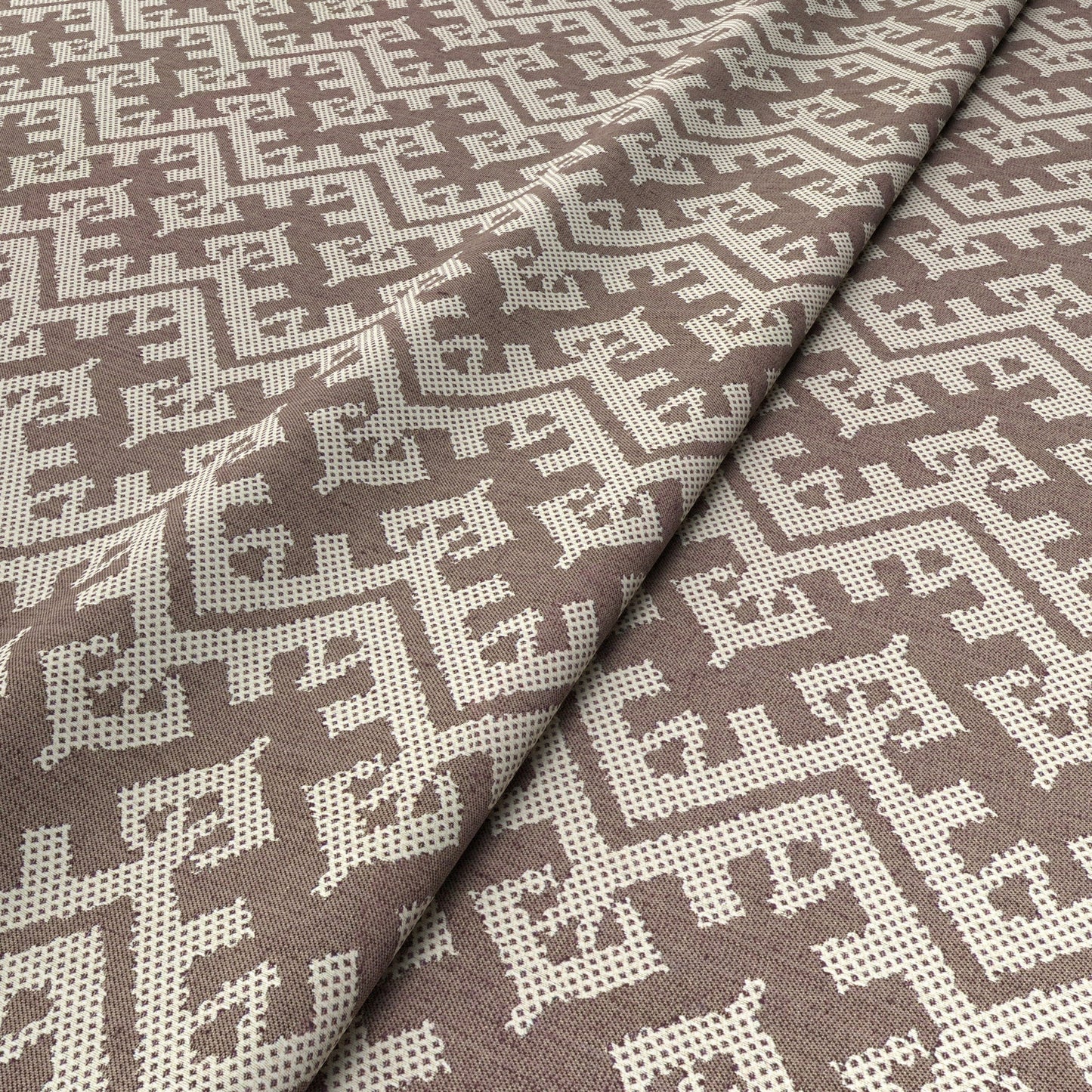 Chennai Weave Blackberry Fabric