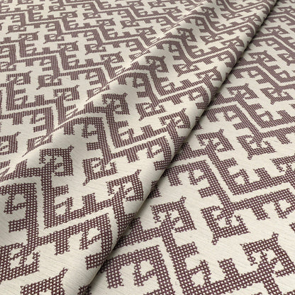 Chennai Weave Blackberry Fabric