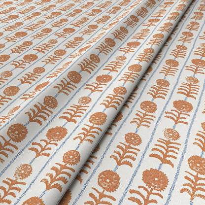 Killi Stripe Orange Fabric
