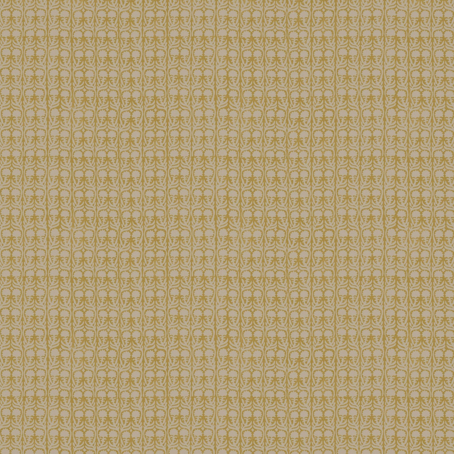 Ashok Yellow on Natural Wallpaper Roll