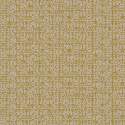 Ashok Yellow on Natural Wallpaper Roll