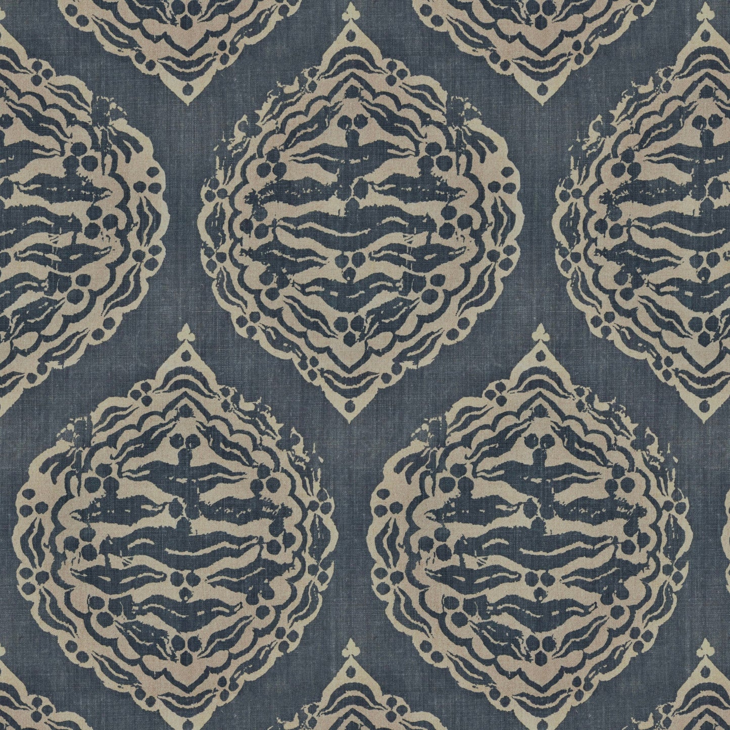 Mander Dark Blue Sample