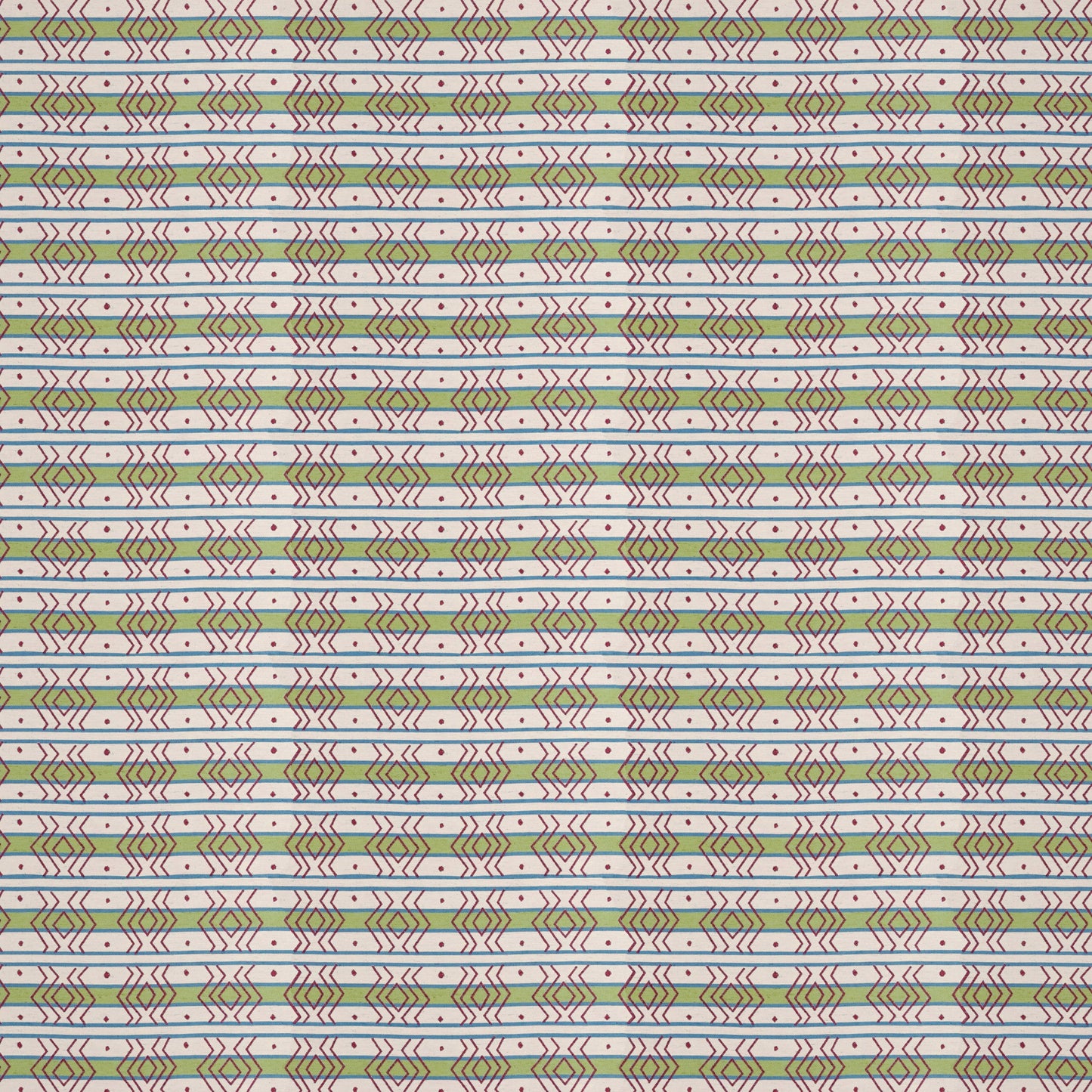 Azteca Stripe Leaf Fabric