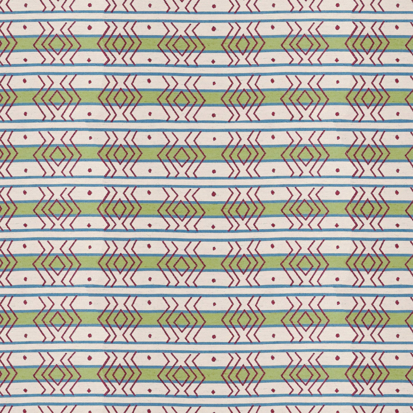 Azteca Stripe Leaf Fabric