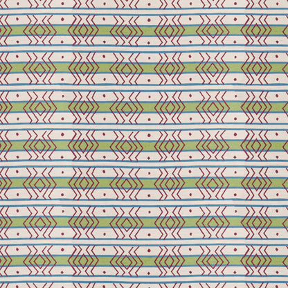 Azteca Stripe Leaf Fabric