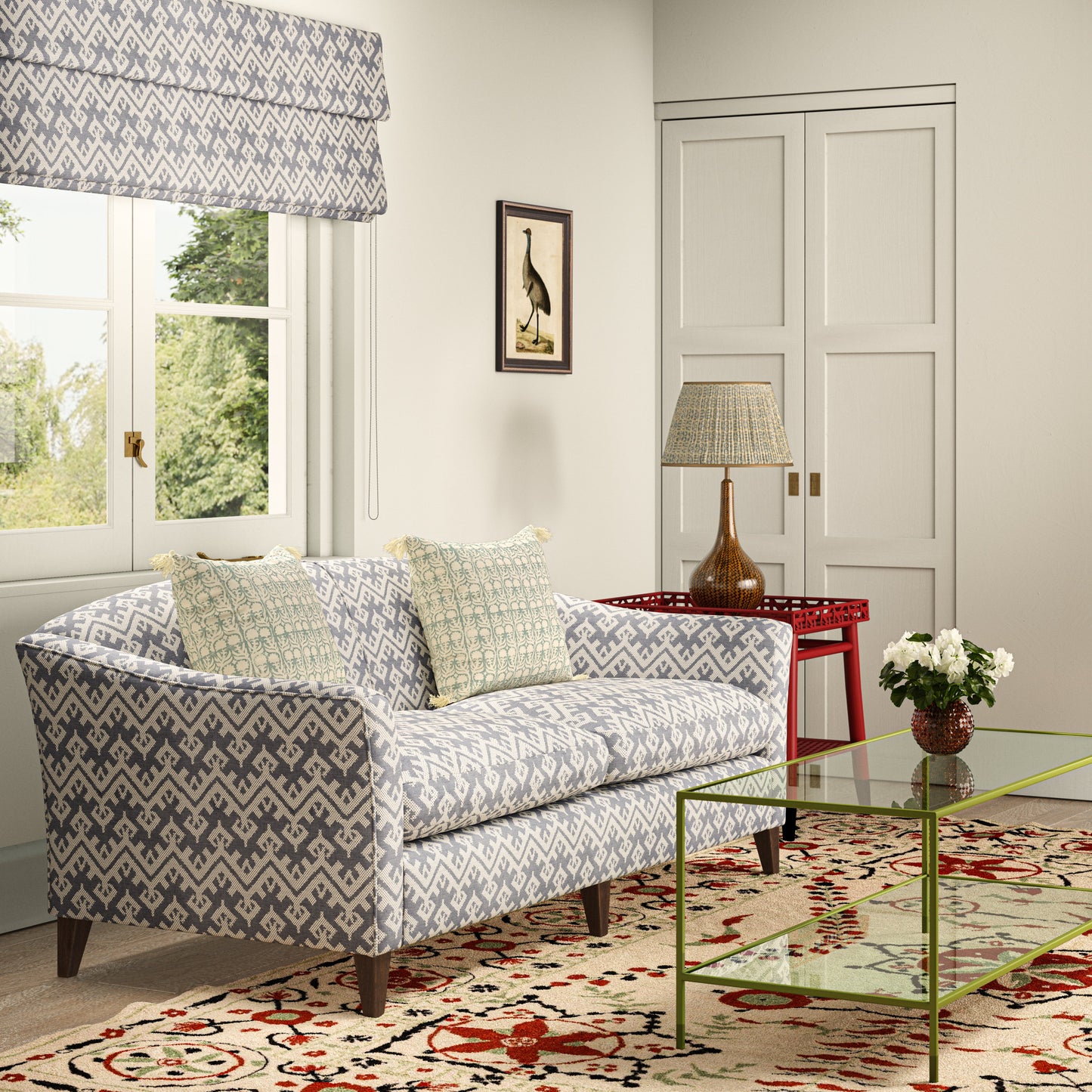 Chennai Weave Corsican Fabric