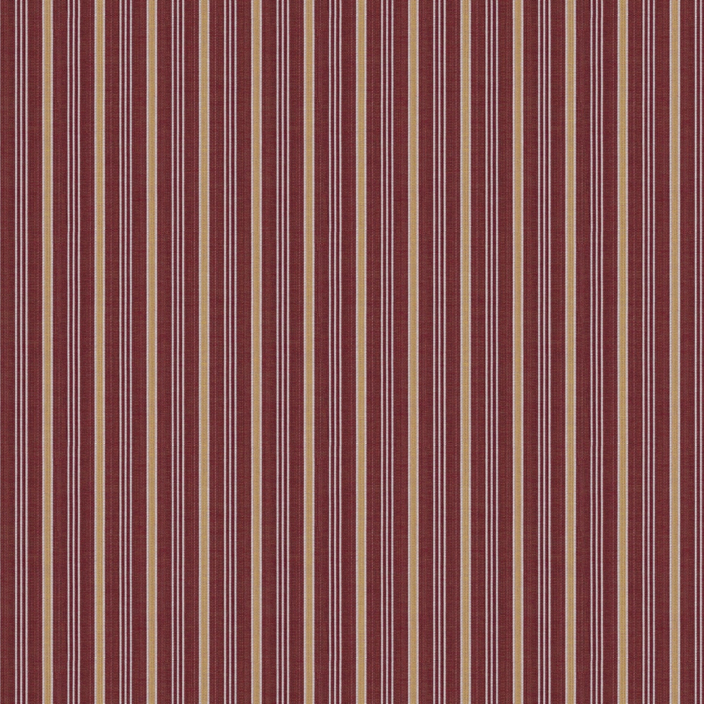Meknes Stripe Cranberry/Old Gold Fabric