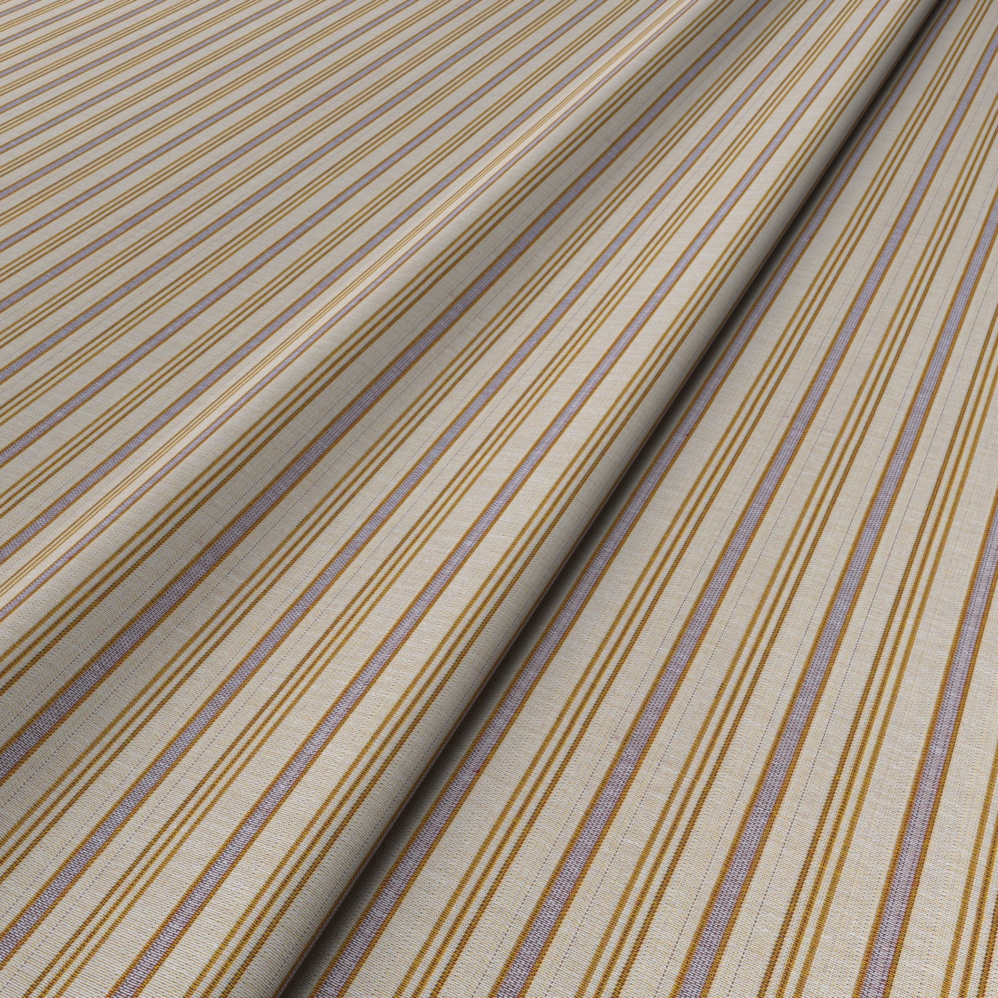 Meknes Stripe Cranberry/Old Gold Fabric