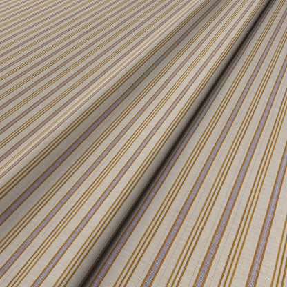 Meknes Stripe Cranberry/Old Gold Fabric
