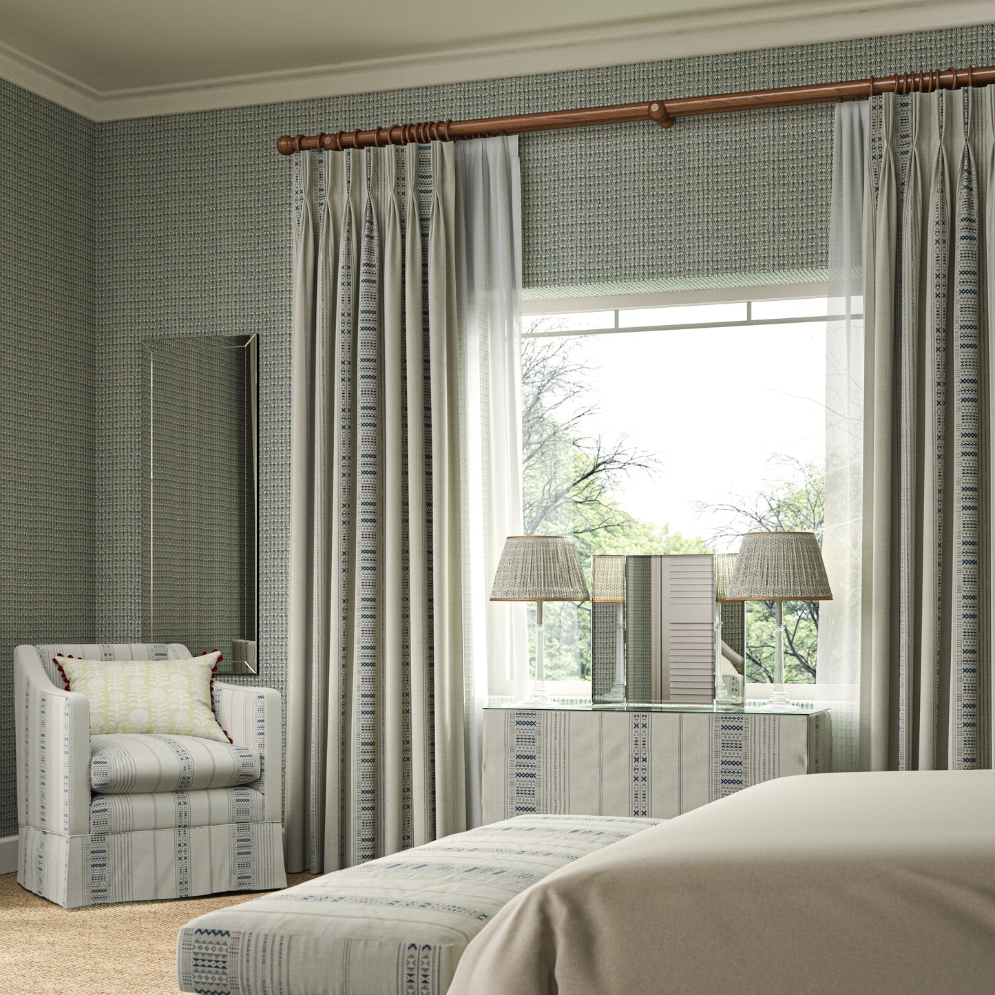 Ethnic Stripe Corsican Fabric
