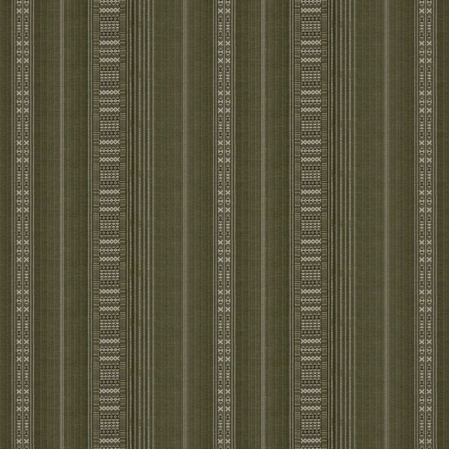 Ethnic Stripe Kiwi Fabric
