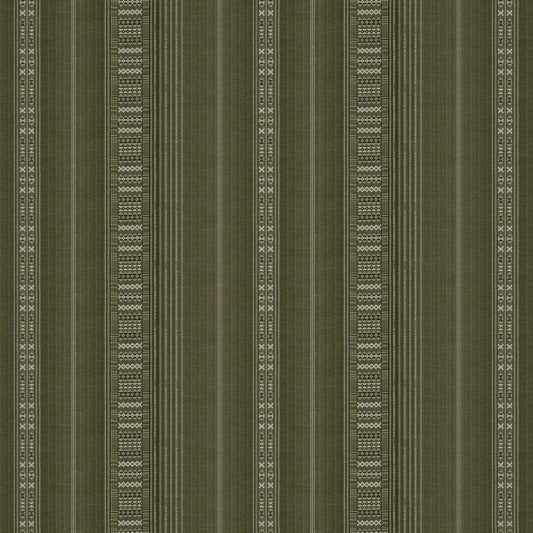 Ethnic Stripe Kiwi Fabric