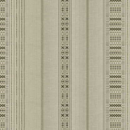 Ethnic Stripe Kiwi Fabric