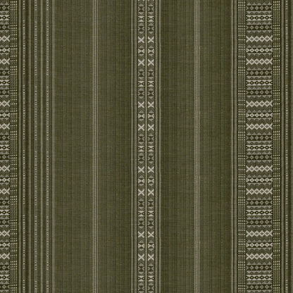 Ethnic Stripe Kiwi Fabric