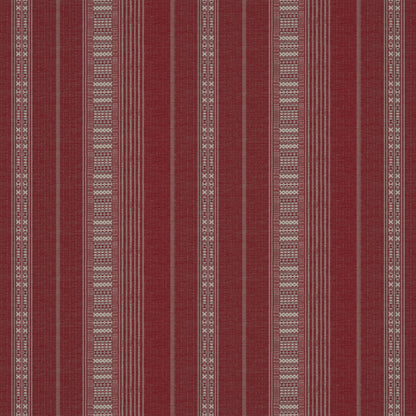 Ethnic Stripe Red Fabric