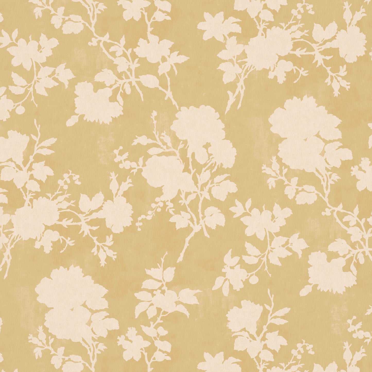 Flowerberry Yellow Wallpaper Roll