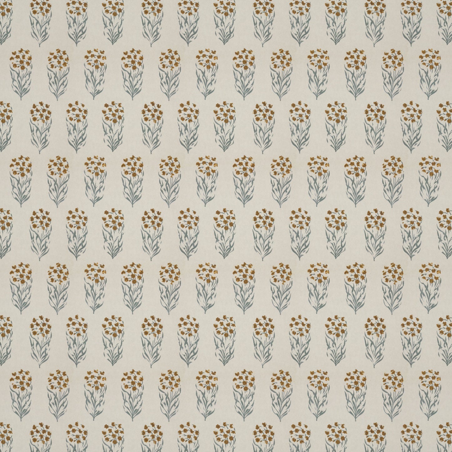 Kalindi Blue Yellow Wide-Width Wallpaper