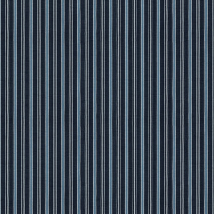 Meknes Stripe Midnight/Azure Fabric