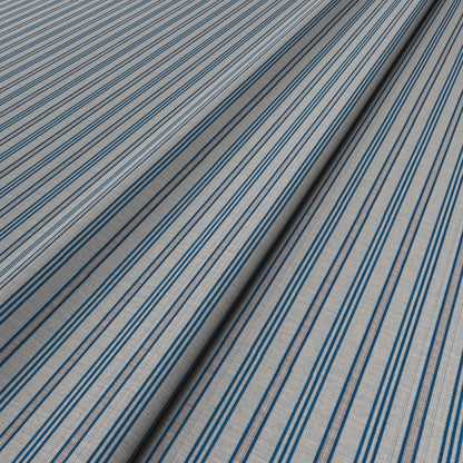Meknes Stripe Midnight/Azure Fabric