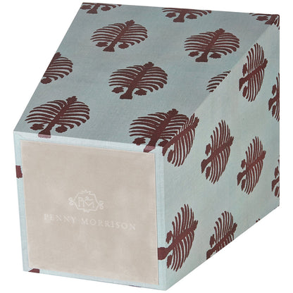 Gobi Red on Blue Waste Paper Basket