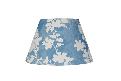 Flowerberry Blue Laminated Pembroke Lampshade