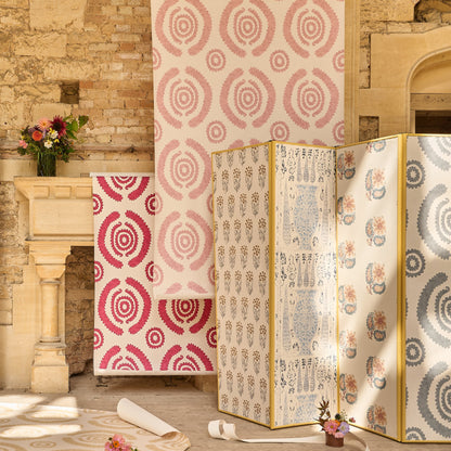 Haveli Pink Wide-Width Wallpaper