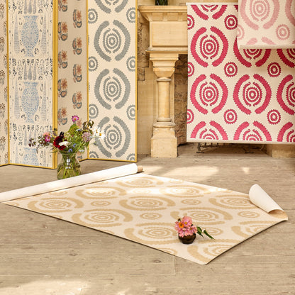 Haveli Yellow Wide-Width Wallpaper