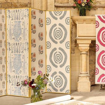 Vasari China Blue Wide-Width Wallpaper