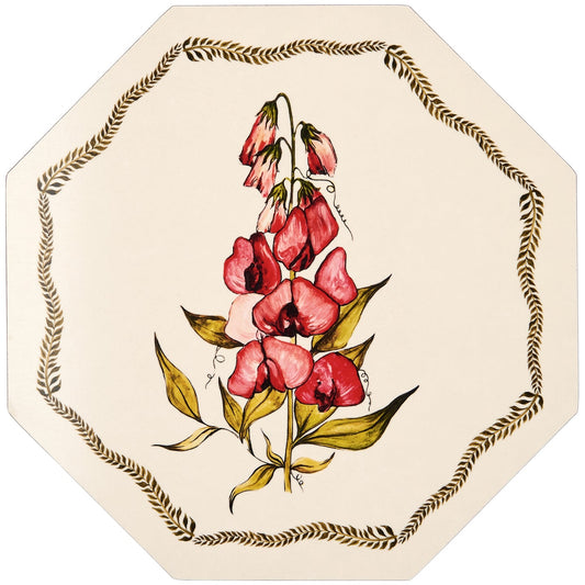 Bell Hutley x Penny Morrison Hexagonal Foxglove Table Mat
