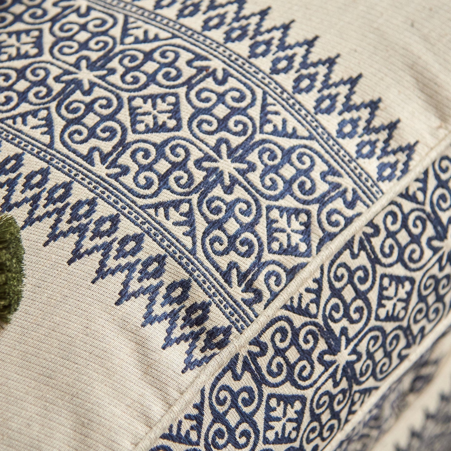 Totem Vertical Stripe Blue Fabric