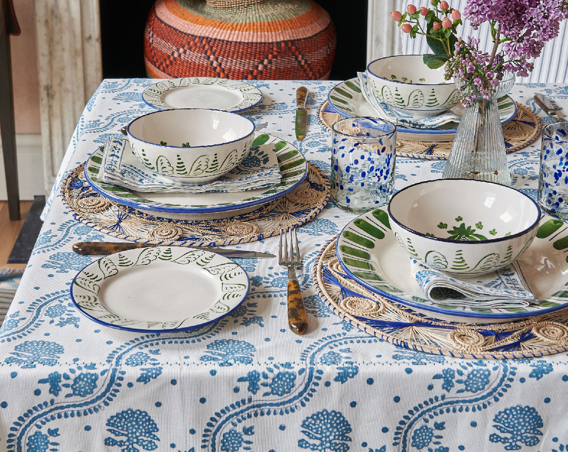Colombian String Blue Table Mat