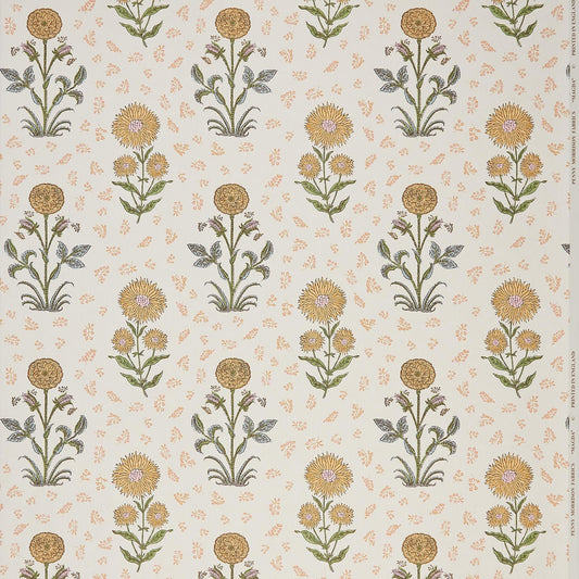 Magda Yellow Wide-Width Wallpaper Sample