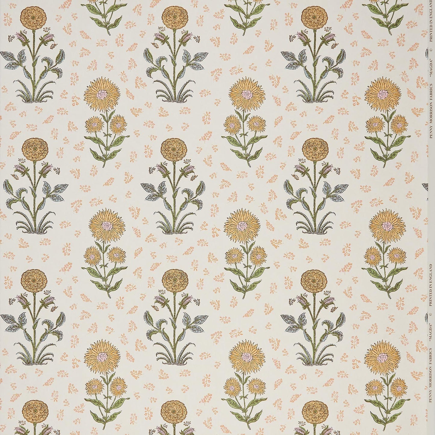 Magda Yellow Wide-Width Wallpaper