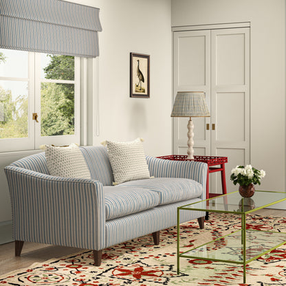 Meknes Stripe Midnight/Azure Fabric