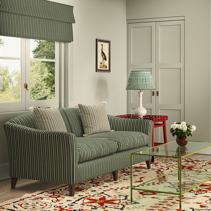 Meknes Stripe Pine/Ivy Fabric
