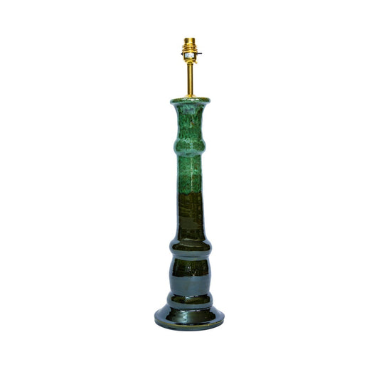 Penny-Morrison-Green-Candlestick-Ceramic-Lamp-Base-Quirky-Unique-Colourful-Hand-Painted-Bespoke-Artisanal