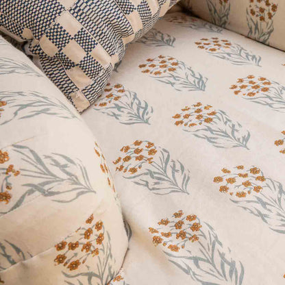 Kalindi Blue/Yellow Fabric
