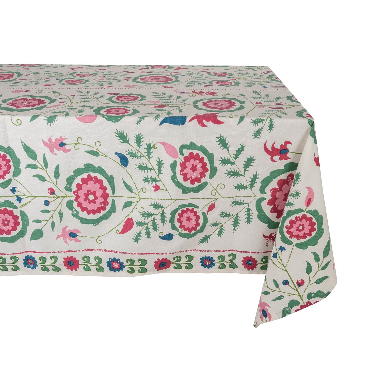 Penny-Morrison-Simla-Pink-Blue-Tablecloth-Unique-Illustrated-Pattern