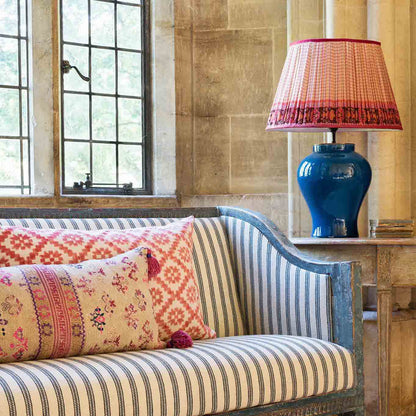 Ticking Stripe Ocean Fabric