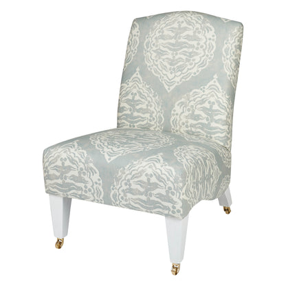 Slipper Chair with Exposed Legs Made to Order