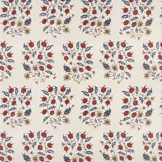 Samode Red/Blue Fabric
