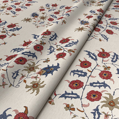 Samode Red/Blue Fabric