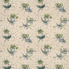 Thistle Flower Blue/Green Fabric