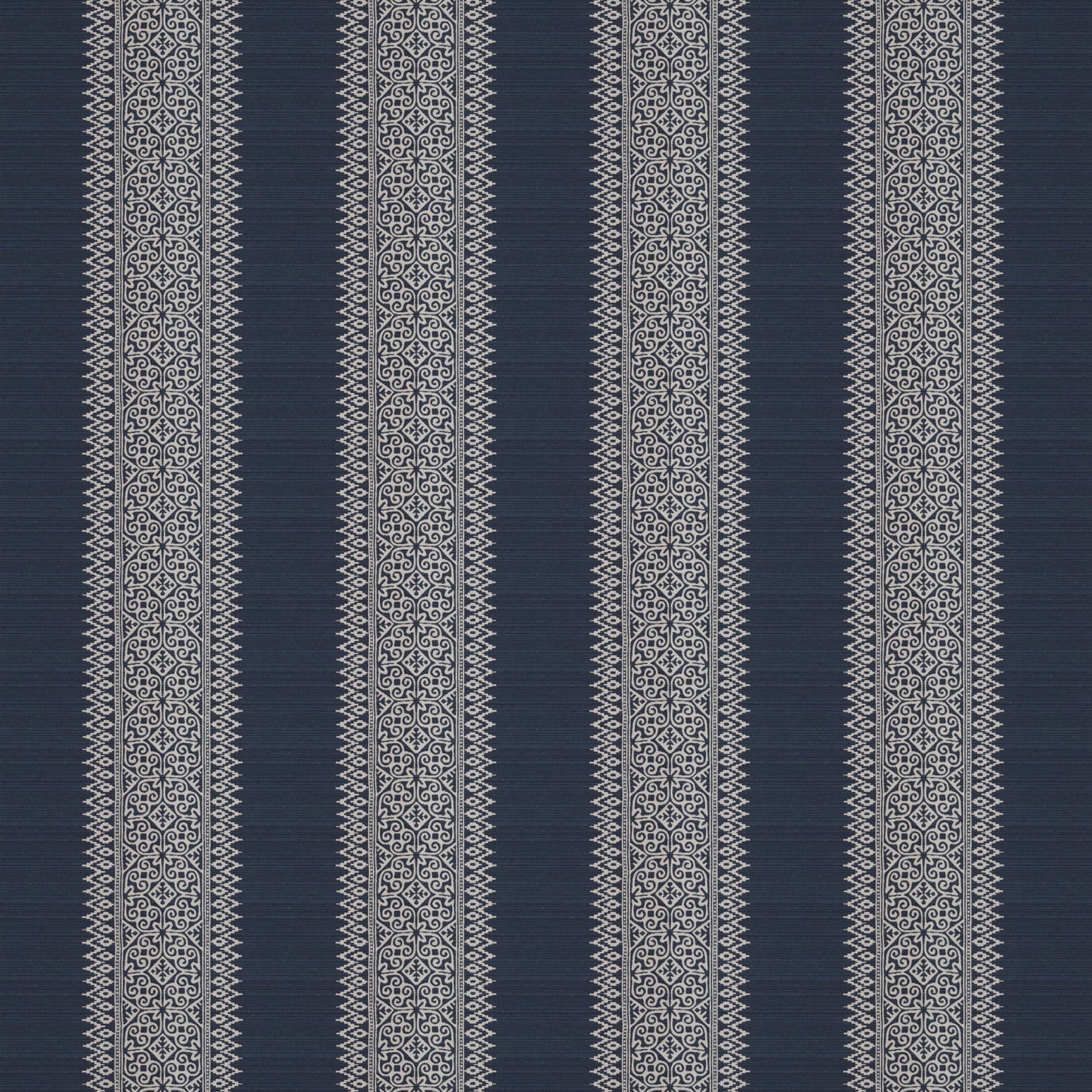 Totem Vertical Stripe Blue Fabric