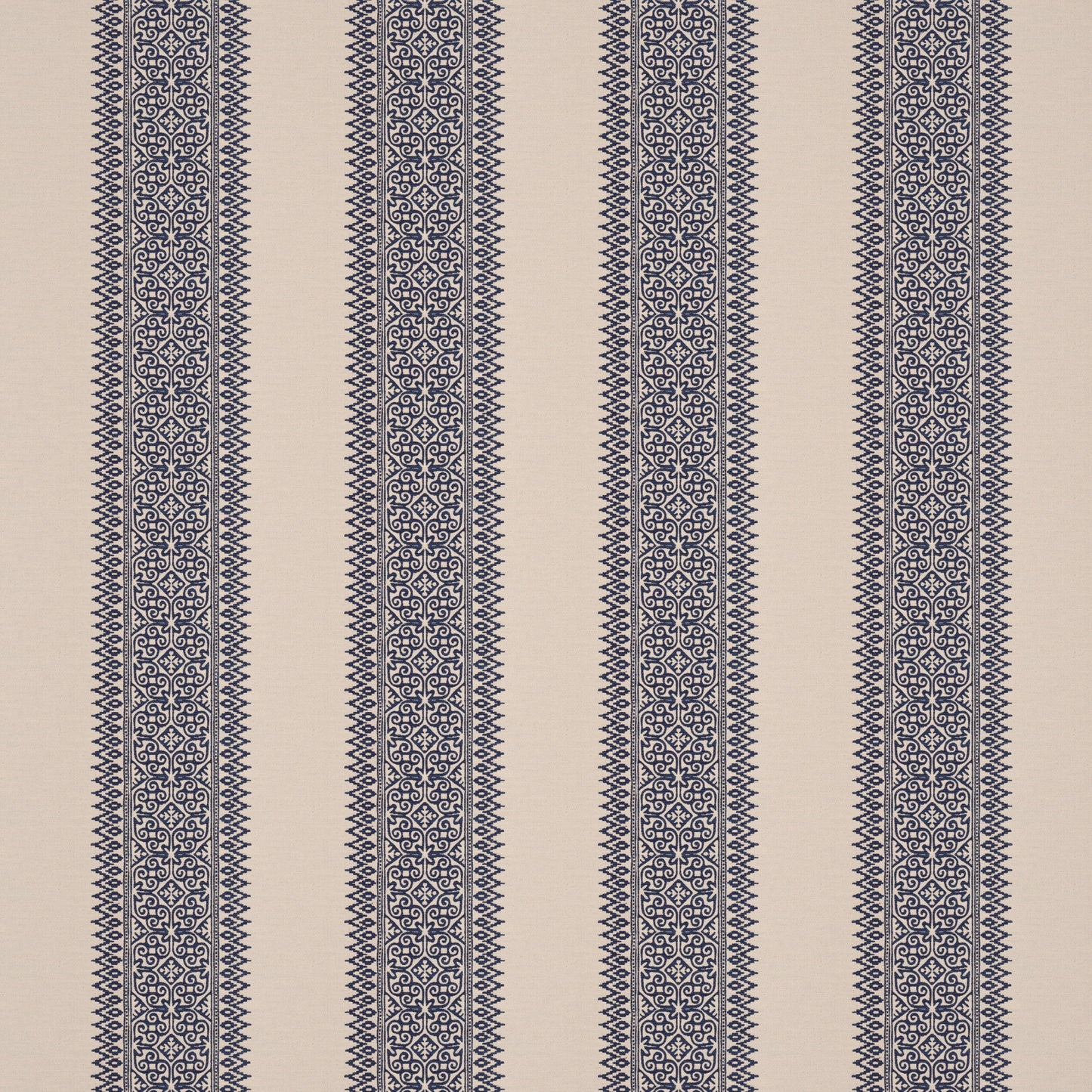 Totem Vertical Stripe Blue Fabric