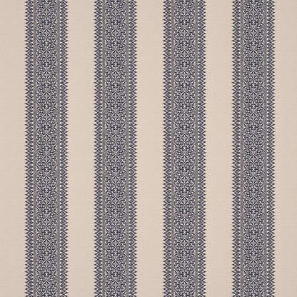 Totem Vertical Stripe Blue Fabric