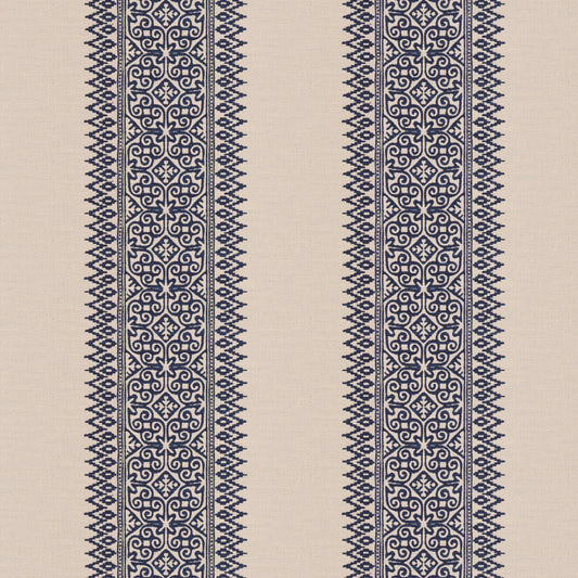 Totem Vertical Stripe Blue Sample