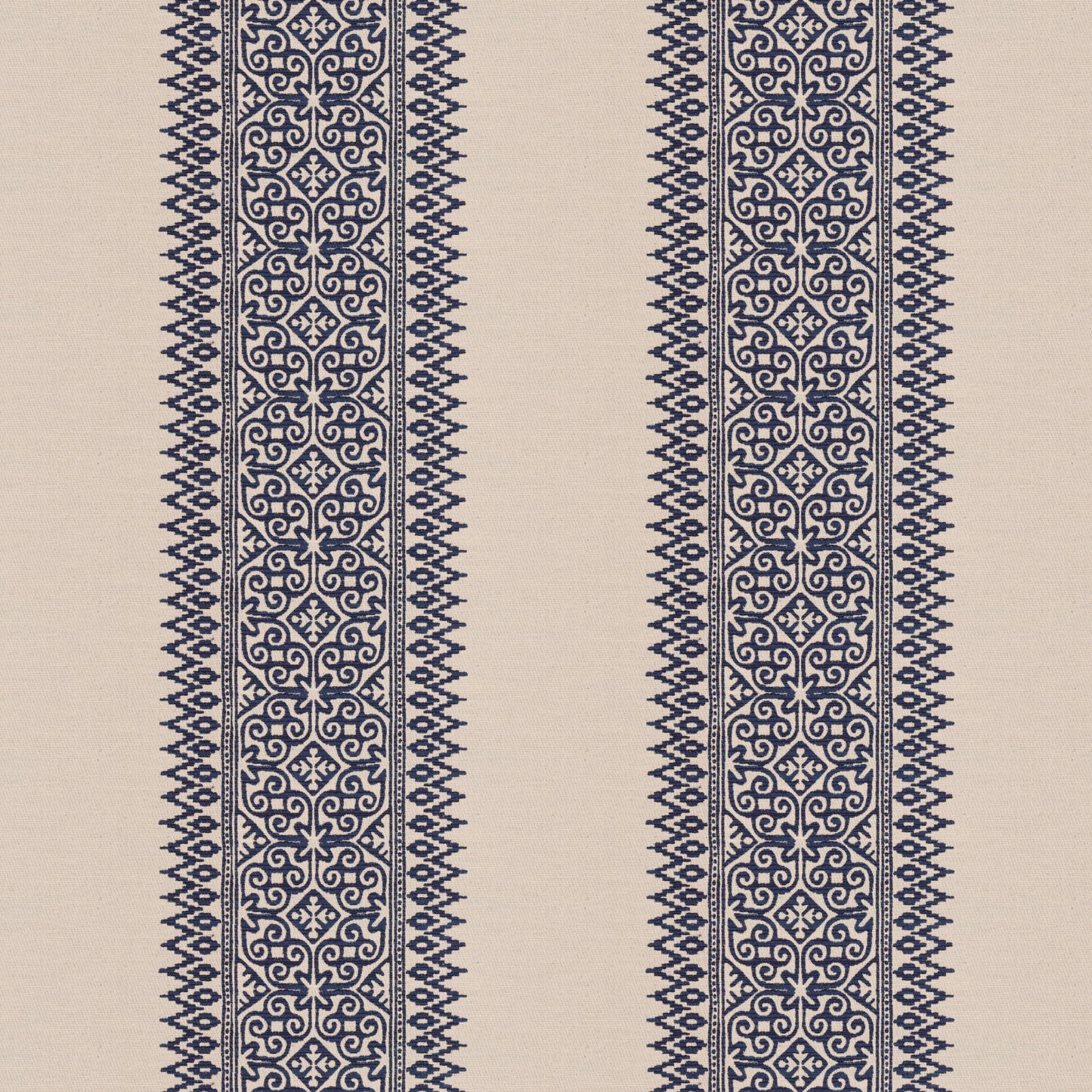 Totem Vertical Stripe Blue Fabric